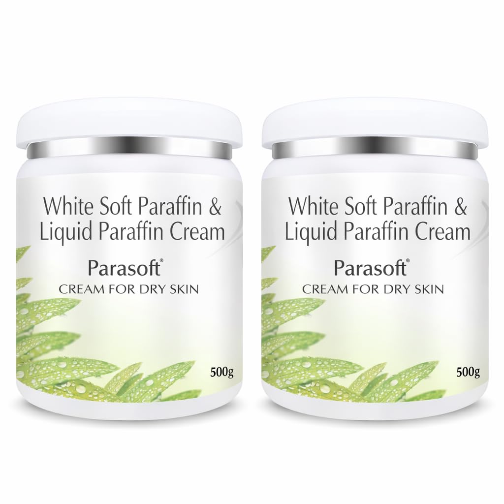 Parasoft Moisturizing Cream with Aloe Vera - 500g (Pack of 2) | Deep Hydration Intense Moisturizer for Dry & Dehydrated Skin, Non-Greasy, All-Season D