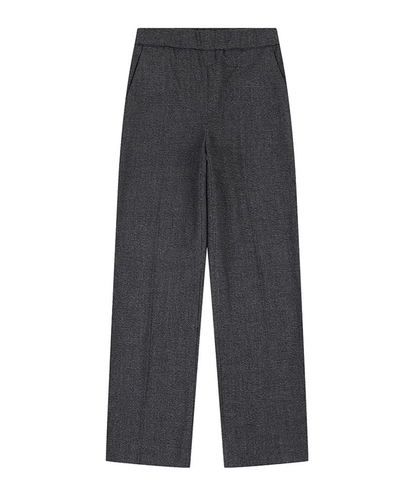 MESENSE Elastic Waist Small Check Slacks_Mb3Yslm201Z