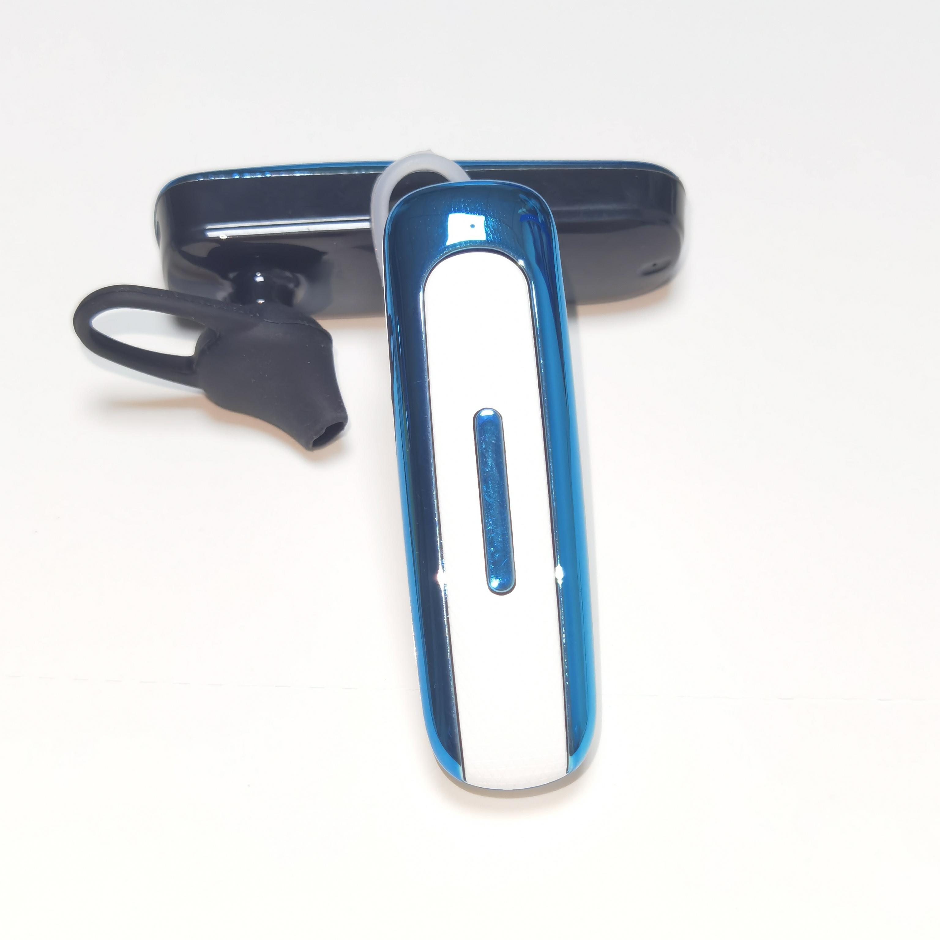 

Бизнес Bluetooth-наушник Стерео Четкий вызов Беспроводная гарнитура с микрофоном Гарнитура громкой связи для вождения Музыка синий/белый