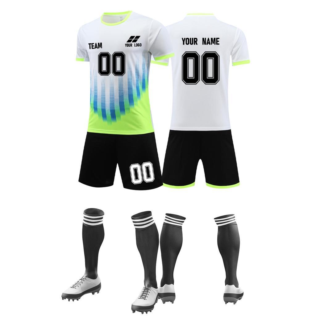Football Jerseys Football Uniforms Shorts Socks Set Shorts Socks Adult Children Sizes Outfits