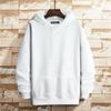 Felpa con cappuccio unisex in velluto plus a vestibilità ampia - Stile coreano primavera/autunno, tinta unita