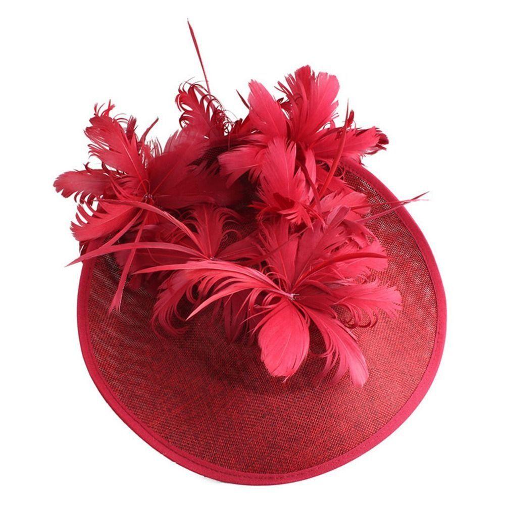 DIY Millinery Cocktail Headwear Wedding Flat Top Hat Embryo French Hat  Women Ladies