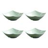 1/4Pcs Disposable Square Serving Bowls Smooth Edges Party Snack Salad Bowl