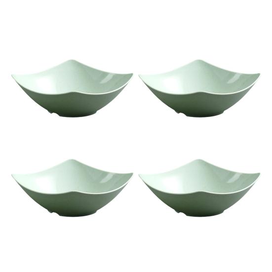 1/4Pcs Disposable Square Serving Bowls Smooth Edges Party Snack Salad Bowl