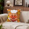 Kids Anpanman Cushion Cover Cushion Cover Set 4Pcs 50X50 45X45 40X40 Pillowcase Decorative Sofa Home Decor