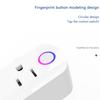 Smart Socket Wifi Smart U.S. Socket Electricity Statistics Smart Home U.S. Regulation Drag Two Double Plug