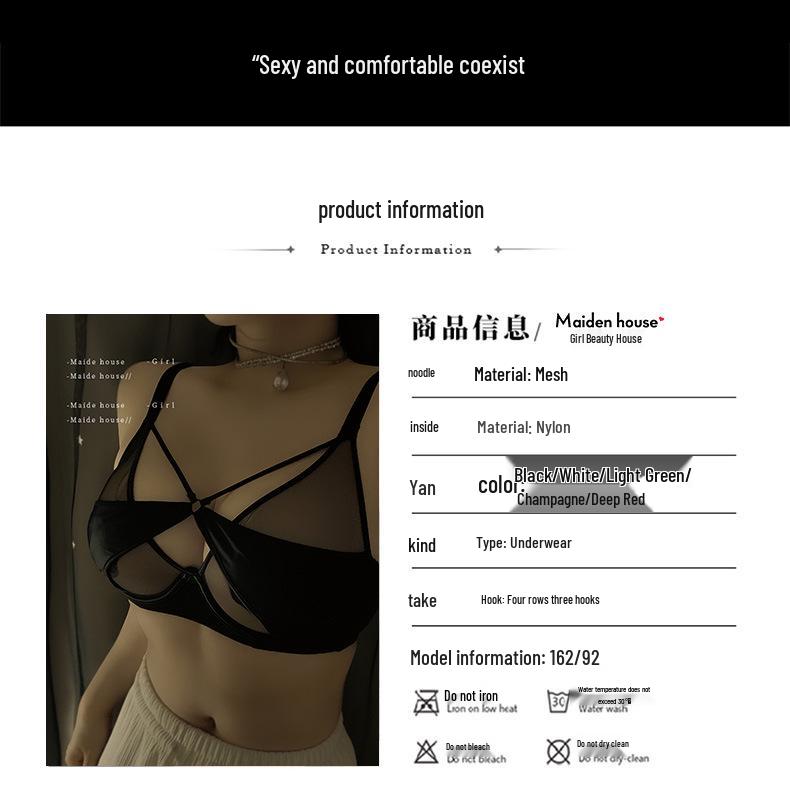 Push-Up Lace Bra: Slimming, Sexy Design for Plus Size