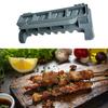 Kunststoff Kebab Maker Form Outdoor Tragbarer Faltbarer Grillspieß Maker Barbecue Fleischspieß Gerät für den Heimgebrauch