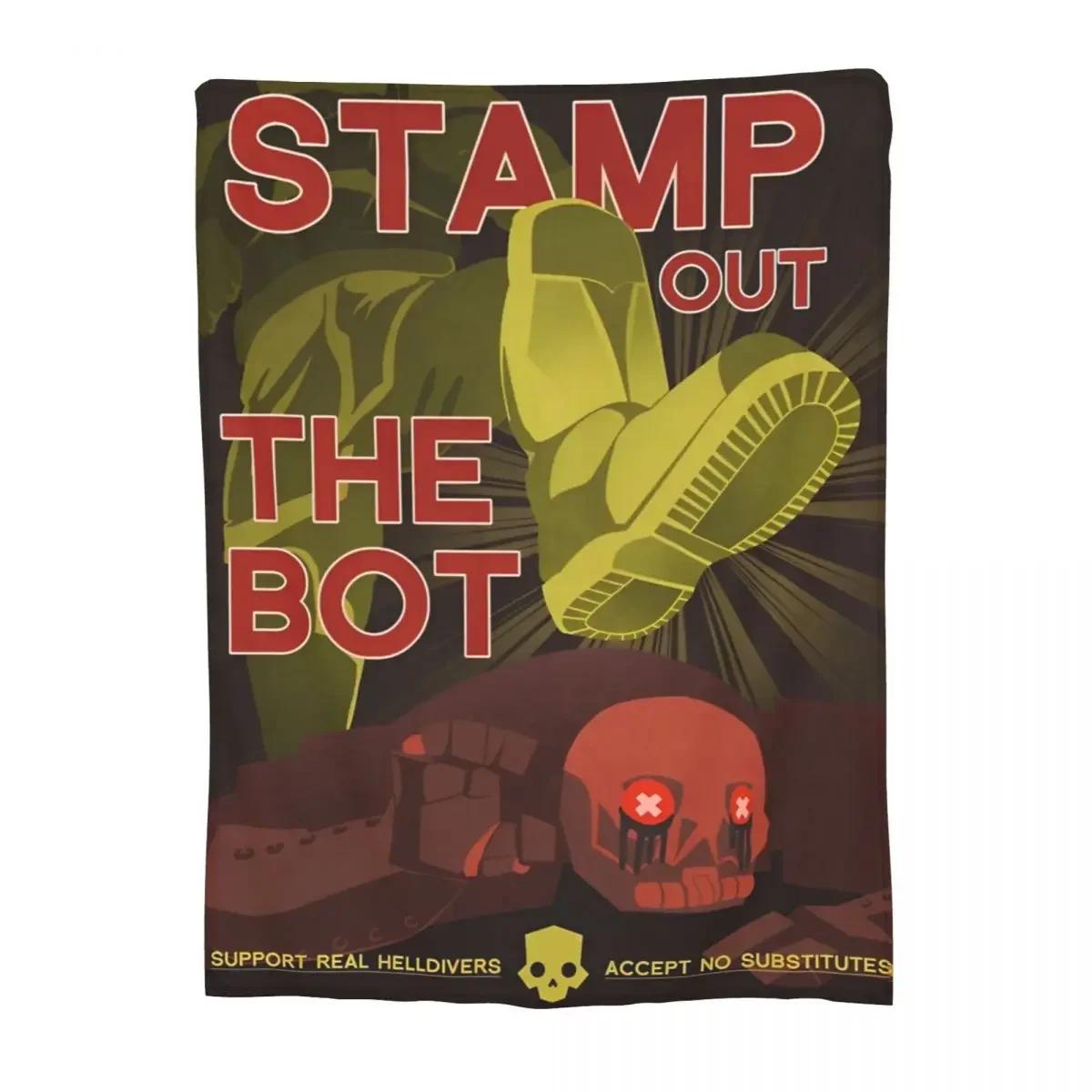 

Liber-Tea Helldivers Ковдри Кораловий фліс Плюшевий Принт Багатофункціональний Легкий Тонкий Плед Для Постільної Постільної Покривала 40x50in