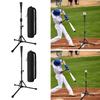 Baseball Batting Tee Adjustable Compact Practice Stand Softball Training for Gym Teams
