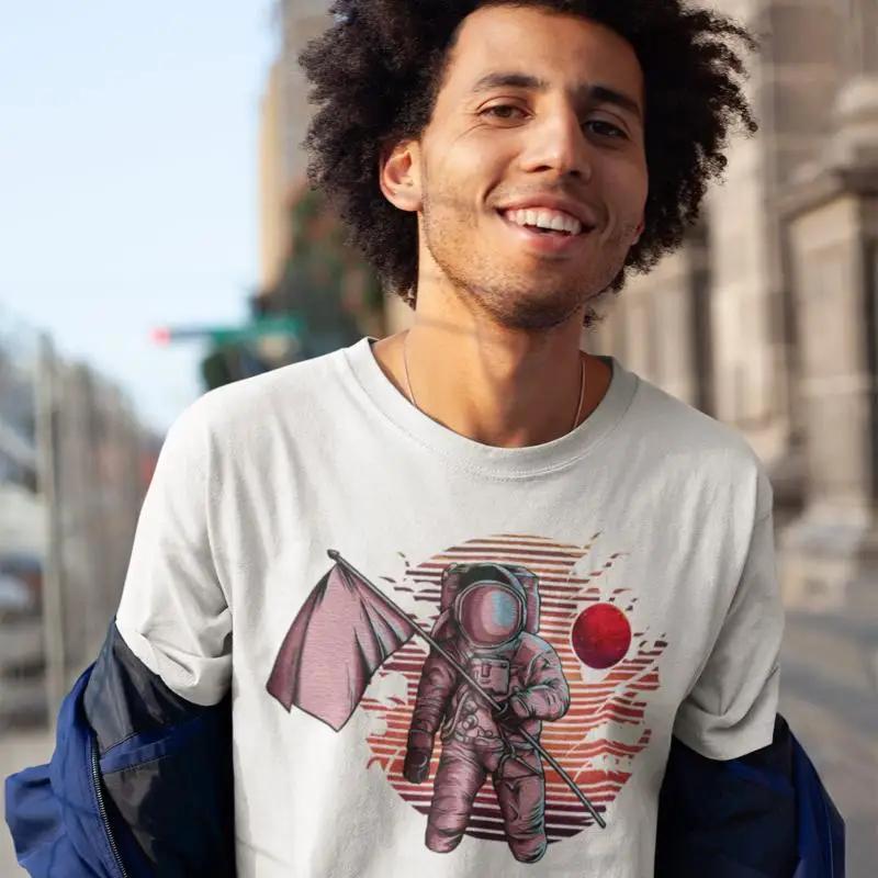 Astronaut 8 Universe Science Space Astrology Astronomy T Shirt Long Sleeve Gift S разноцветный