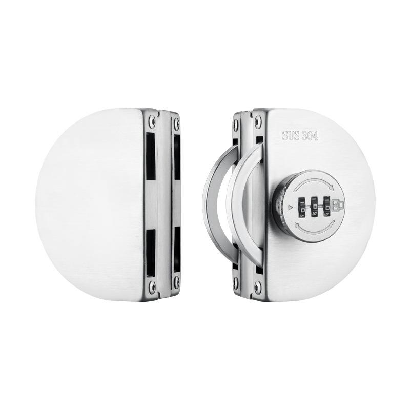 Password Lock for Frameless Glass Doors – Easy Install, No Holes Required