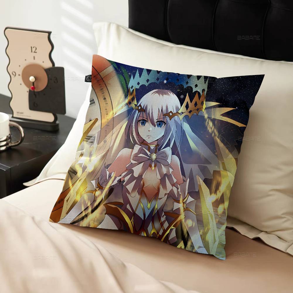 Date A Live Cartoon Cushion Cover Inches Farmhouse Decor Home Throw Pillow Covers For Couch Decorations