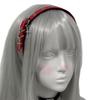 Punk Gothic Cross Design Leather Headband For Women Daily Use Cosplay Y2K Fashion