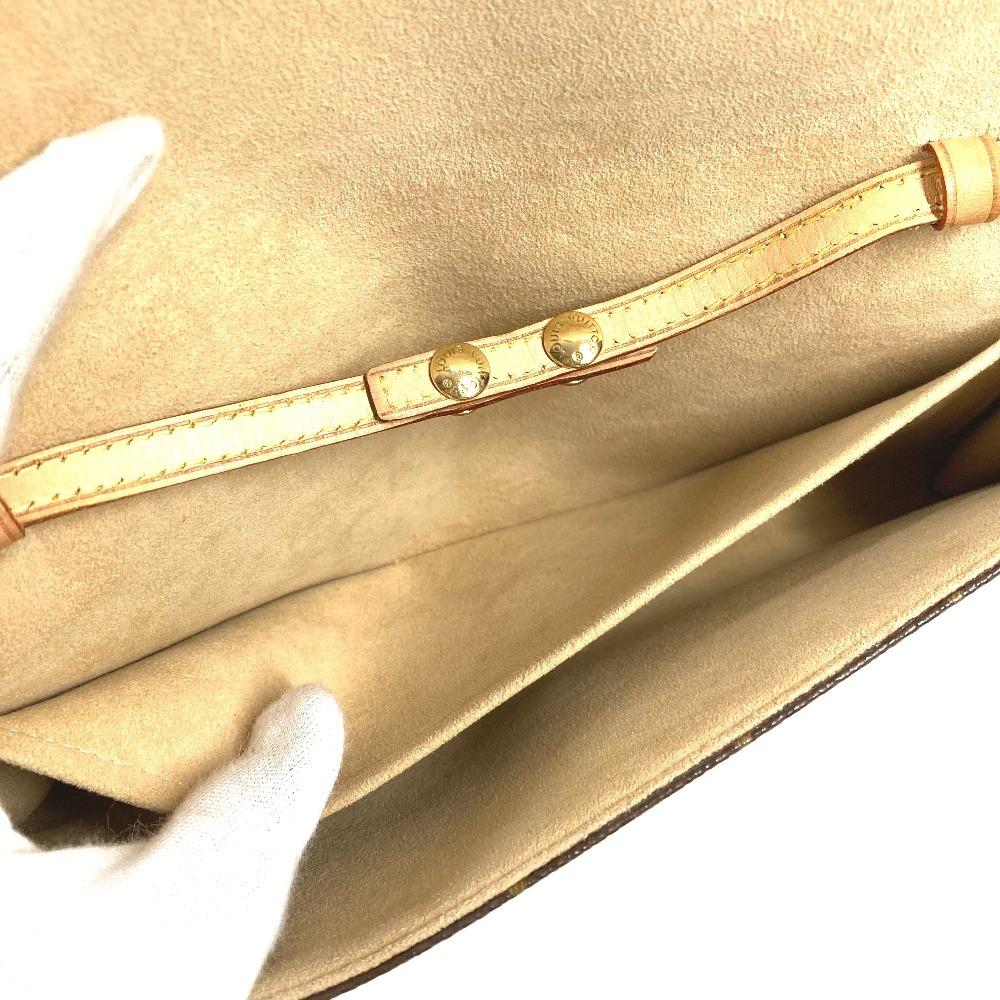 Louis Vuitton M51852 Monogram Pochette Twin GM 2WAY Bag Shoulder Bag Brown