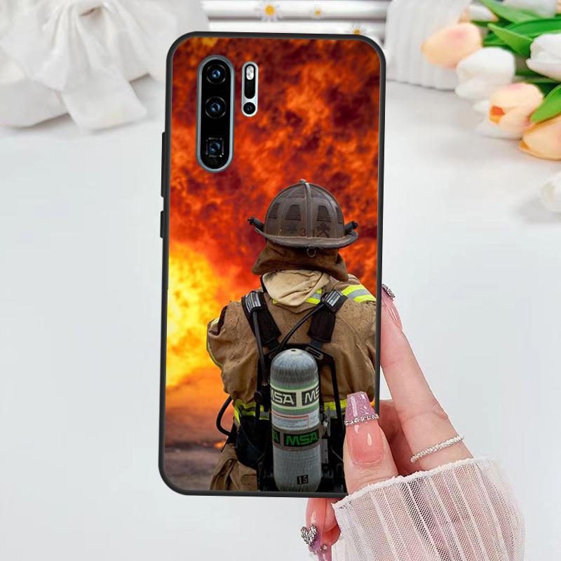 Firefighter Fireman Heroes For Huawei Nova 9 10 SE 11 Pro 12i 11i 8i Y60 Y70 Y90 Y61 Y91 Y72 Y73 P20 P40 P30 Lite Case