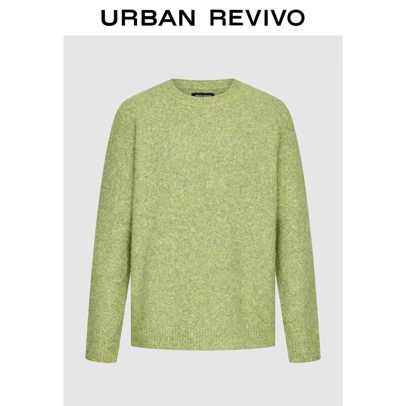 Men s Casual Slub Yarn Round Neck Knit Sweater XL