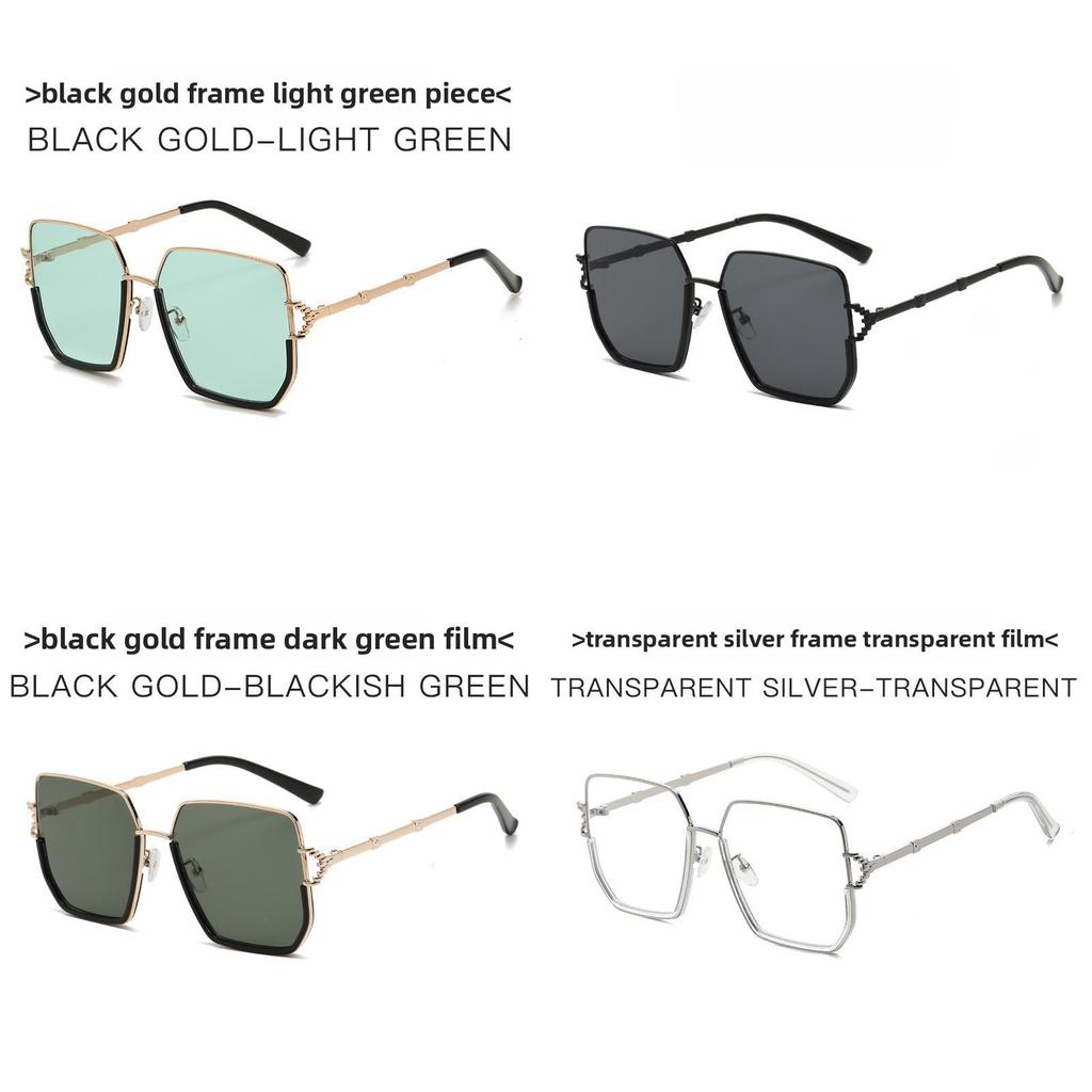 Fashion Square Sunglasses With Uv400 Protection For Travel And Outdoor Activities