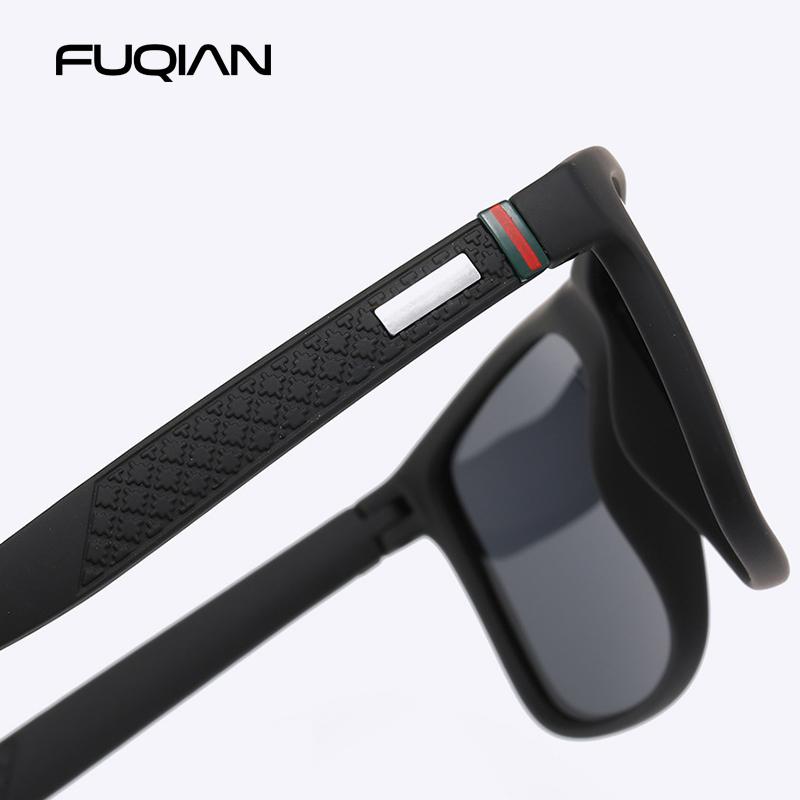 Luxury Sunglasses Men Classic Big Square Plastic Vintage Anti Glare Driving Shades UV400 Fashion Sun Glasses