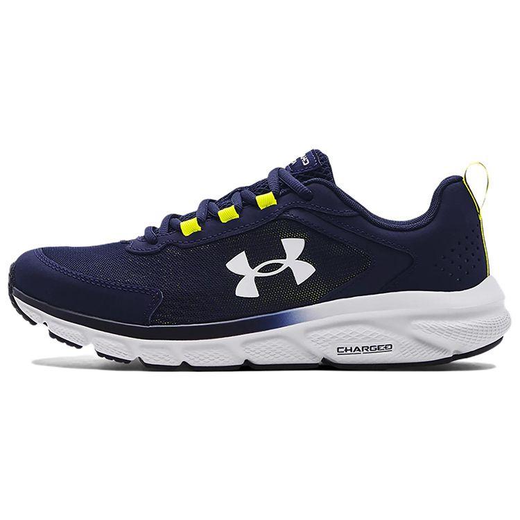

Under Armour Charged Assert 9 Midnight Navy Yellow Ray Men Sneakers Blue 3024590-404 44