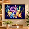 5D Diamond Painting Eevee Evolutions DIY Full Drill Diamond Art Kit Home Decoration