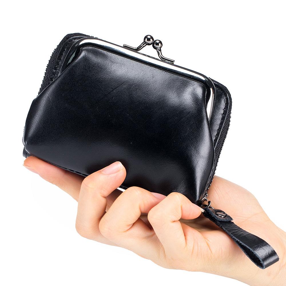 New European and American Fashion Change Bag Women's Multi-card Change Card Bag Integrated Removable Clip Bag Retro Small Wallet