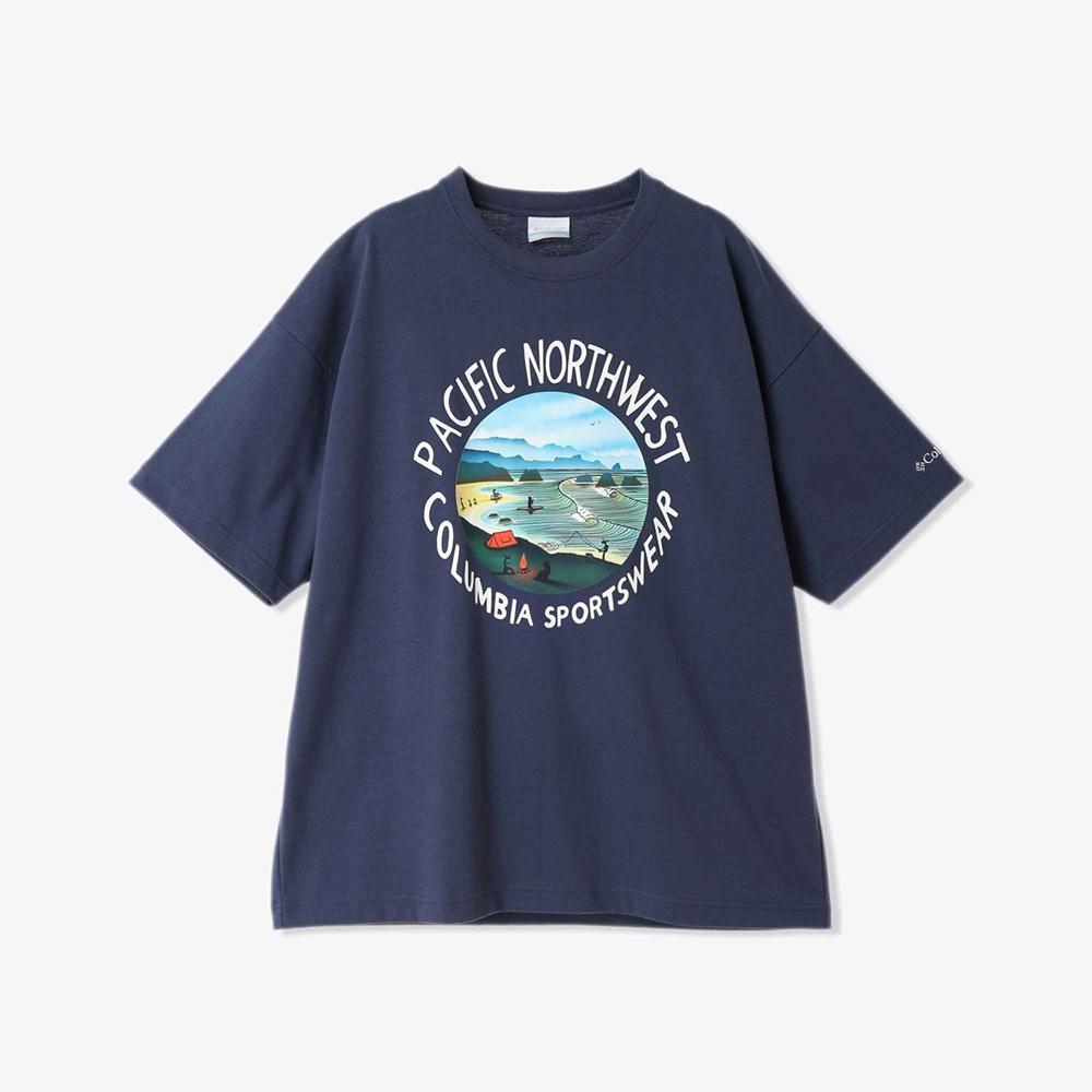 Columbia [Jonas Collection] Unisex Lake To Avenue Graphic Short Sleeve T-Shirt Nocturnal/S