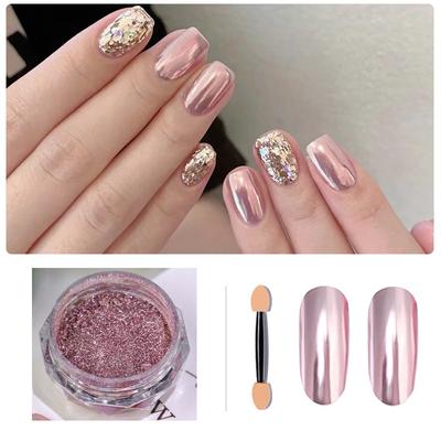 1Box Nail Magic Mirror Sequins Solid Color Nail Shining Nail Decoration Diy Nail Enthusiasts And Manicurists