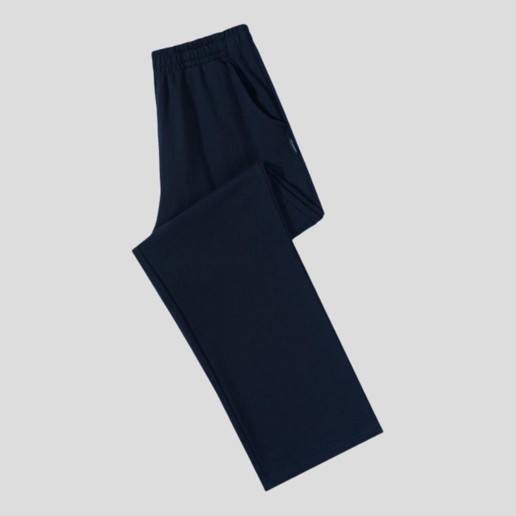 Kinder-verdickte Marineblau, Schwarz und Grau Sporthosen mit Bündchen - Unisex Schuluniform für Jungen und Mädchen (Frühling Herbst)