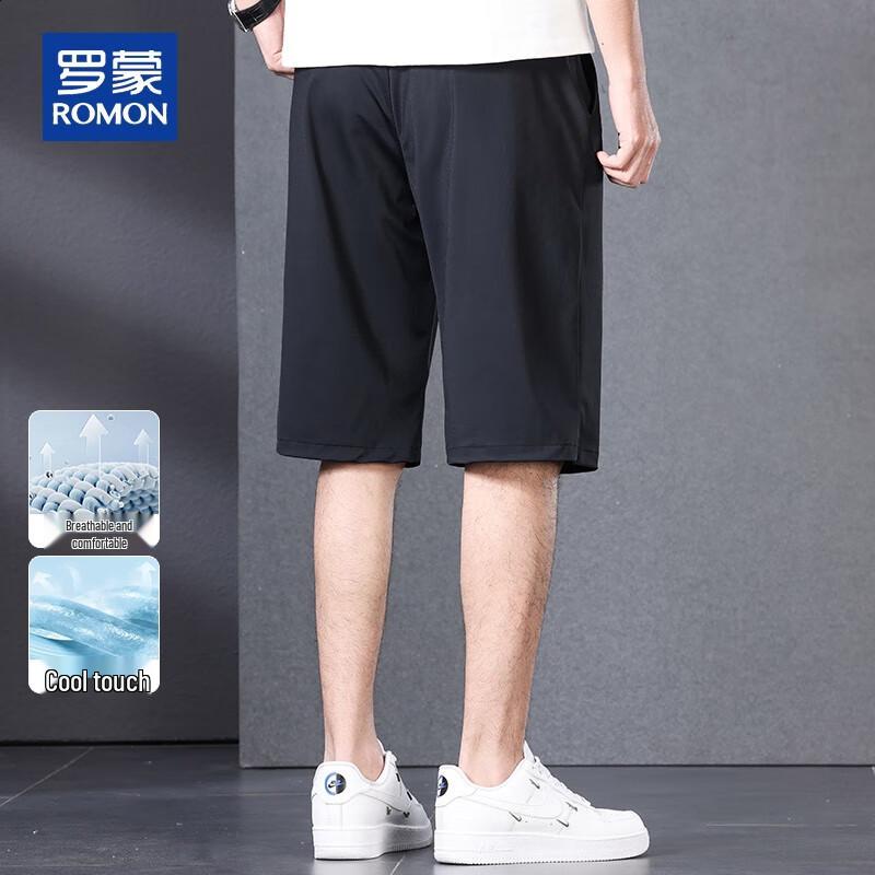ROMON Men's Breathable Casual Work Shorts