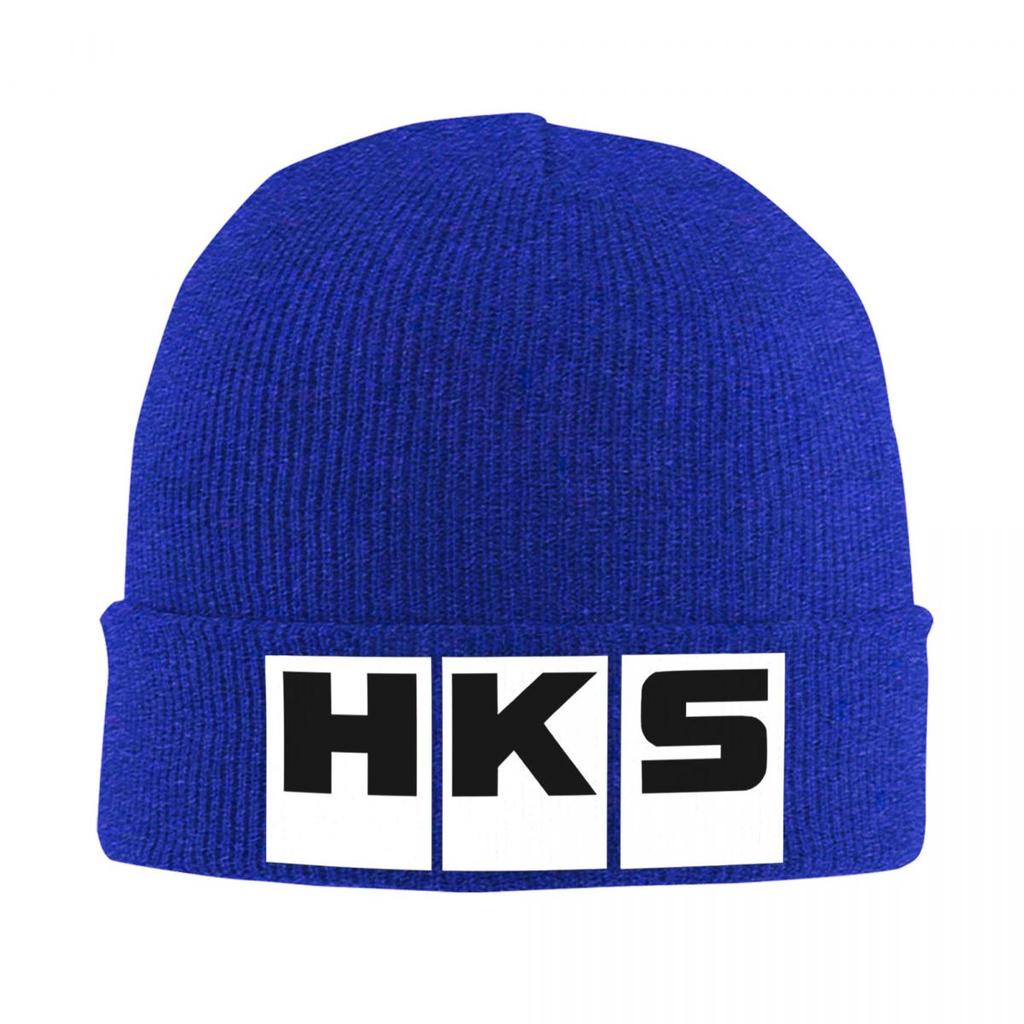 HKS Logo Auto JDM Warme Strickmütze Mode Mützenhut Herbst Winter Outdoor Beanie Hüte für Männer Frauen Erwachsene