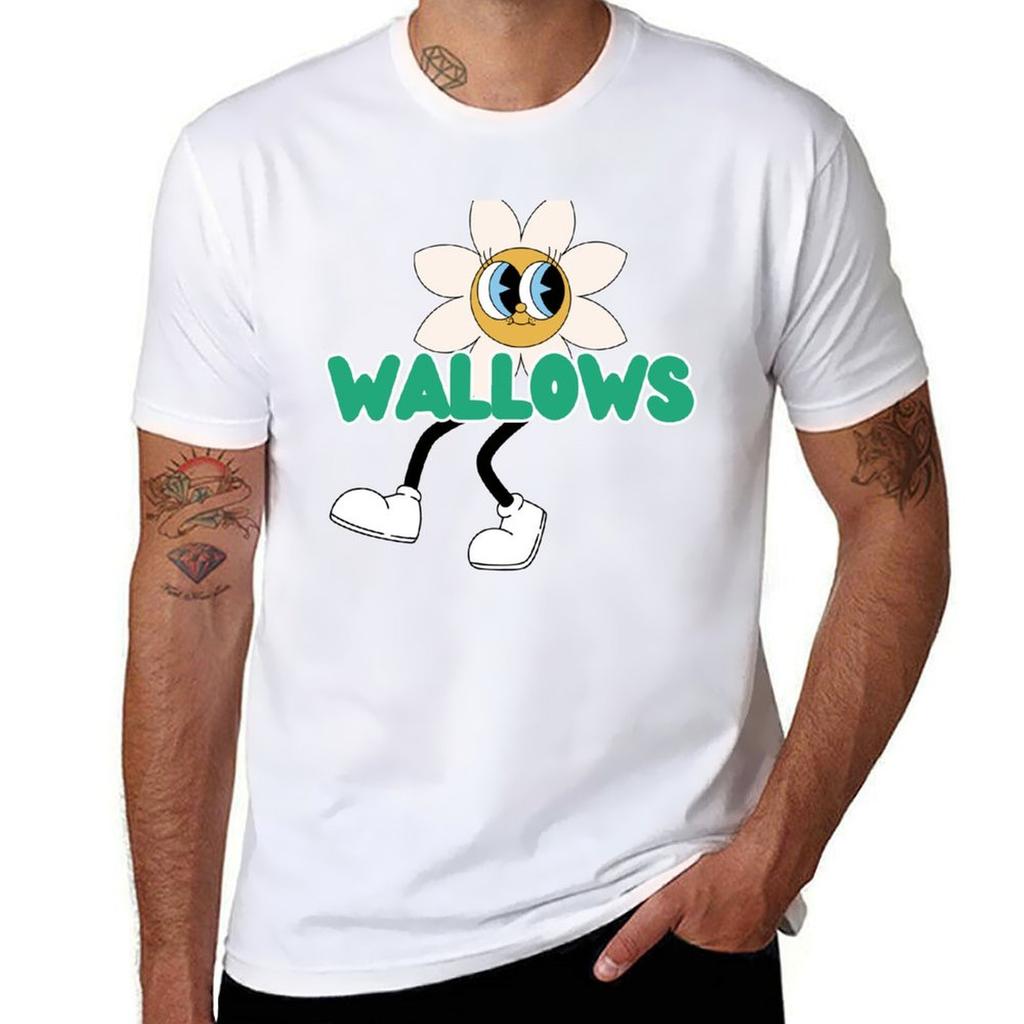 Wallows Retro Tshirt Casual Loose Fit Summer Tee Shirt