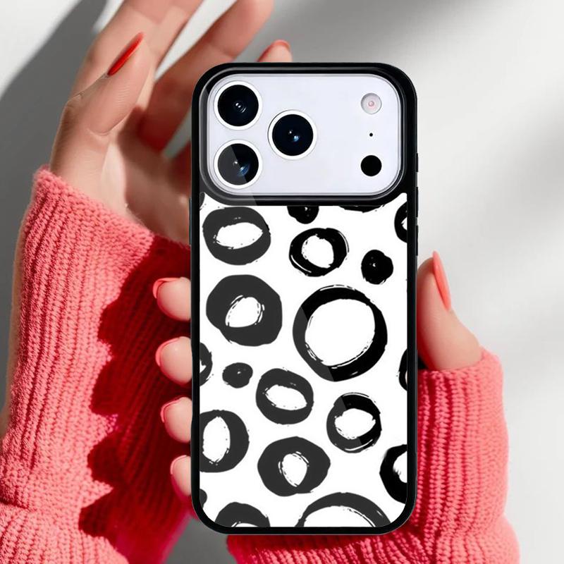 Spotted Cow Skin Print Slim Phone Case for iPhone 17 Air 16e 15 14 13 Pro Max Back Cover for 12 11 Pro Coque