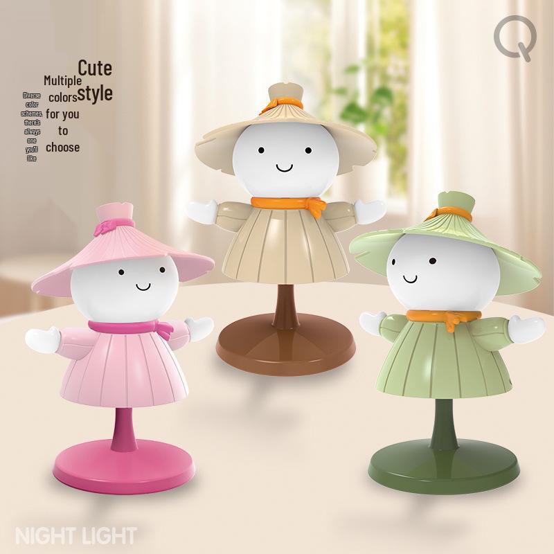 

Креативный мини-ночник в виде гамбургера: Детская перезаряжаемая настольная лампа с точилкой для карандашей для учебы и сна Scarecrow Lamp 012A [Color Random]