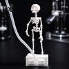 Scheletro Impermeabile Ecologico per Halloween Acquario Scheletro Danzante, Articolazioni Mobili Azionate da Bolle Decorazione Ornamentale Horror Subacquea, Realistico