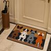 Wear-resistant Absorbent Mat Non-Slip Carpet Rug Durable Welcome Carpet  Dining Rooms