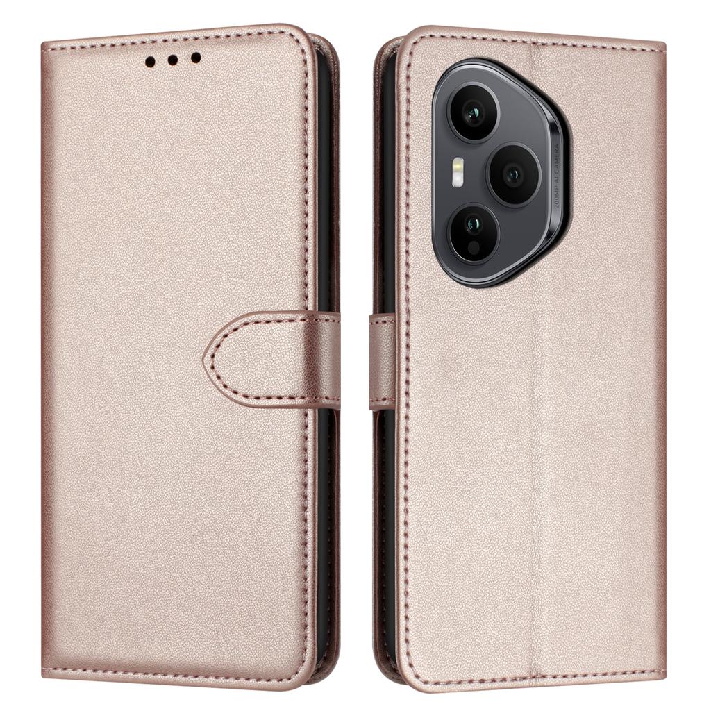 For Honor 400 Pro 5G (Global) Case Stand Wallet Leather Phone Cover with Strap