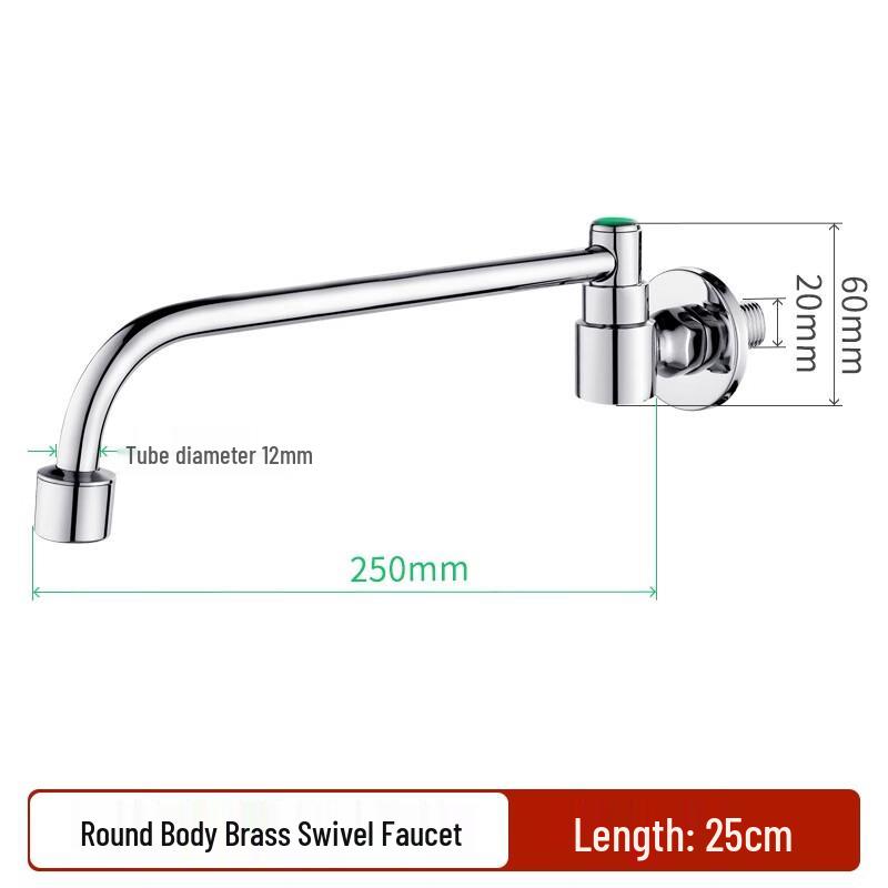 VEMUSE Kitchen Sink Faucet, Copper Rotatable Spout