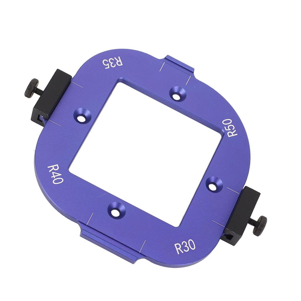 Round Corner Radius Template Woodworking Router Table Jig R30 R35 R40 R50 Angle Trimming Cutter