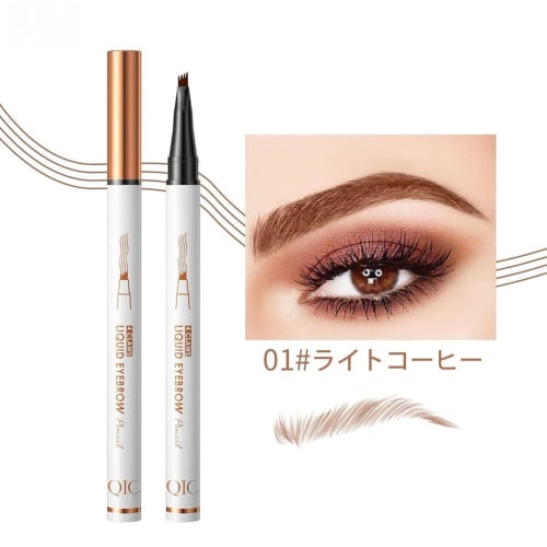 GECOMO 4-claw eyebrow pencil, non-removable, quick-drying makeup, "36H long-lasting effect", liquid eyebrow pencil