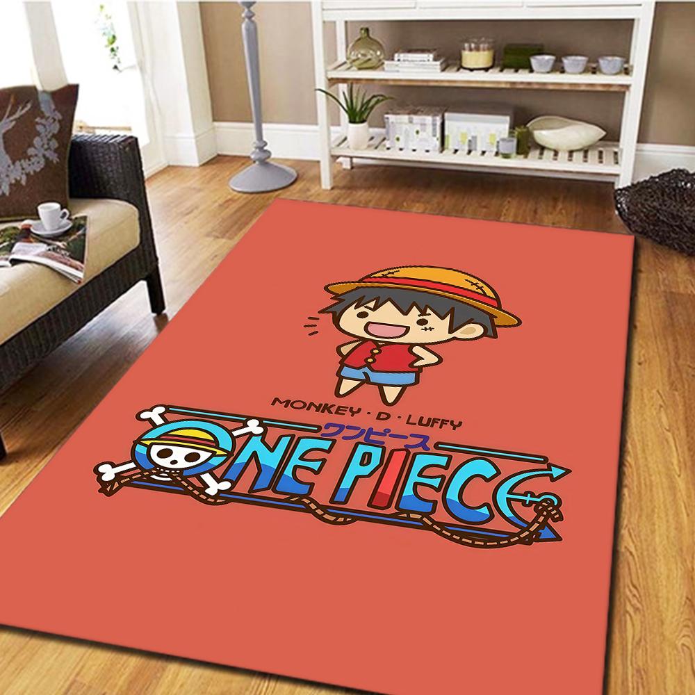 

ONE PIECE Digital Print Carpet, Bedroom Play Mat, Home Decor Floor Rug, Cool Movie Themed Mat -HYQ44 60x90cm
