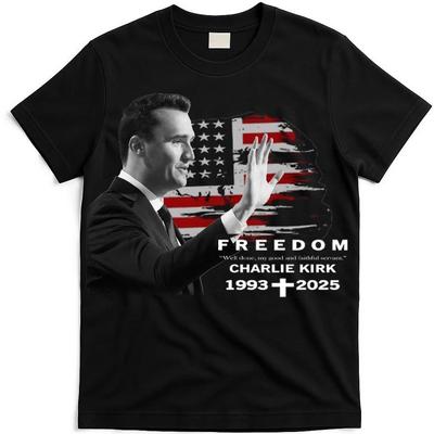 Charlie Kirki särk, Tõeline patrioot 1993-2025 Rip mälestusmärk Ameerika lipuga särk Unisex T-särk