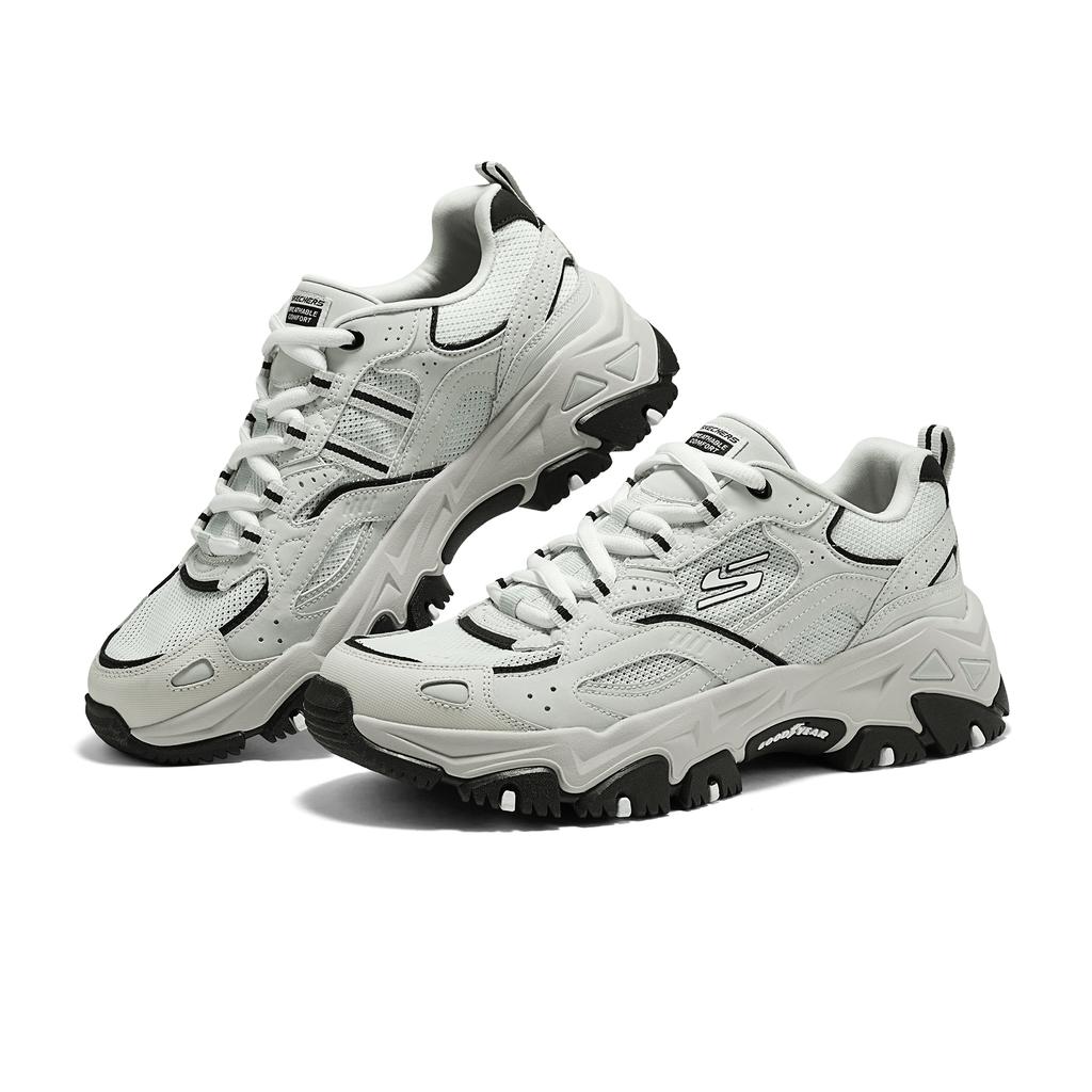 Skechers Scarpe da allenamento basse comode da uomo in rete con lacci per esterni Sneaker da uomo 237994-GYBK