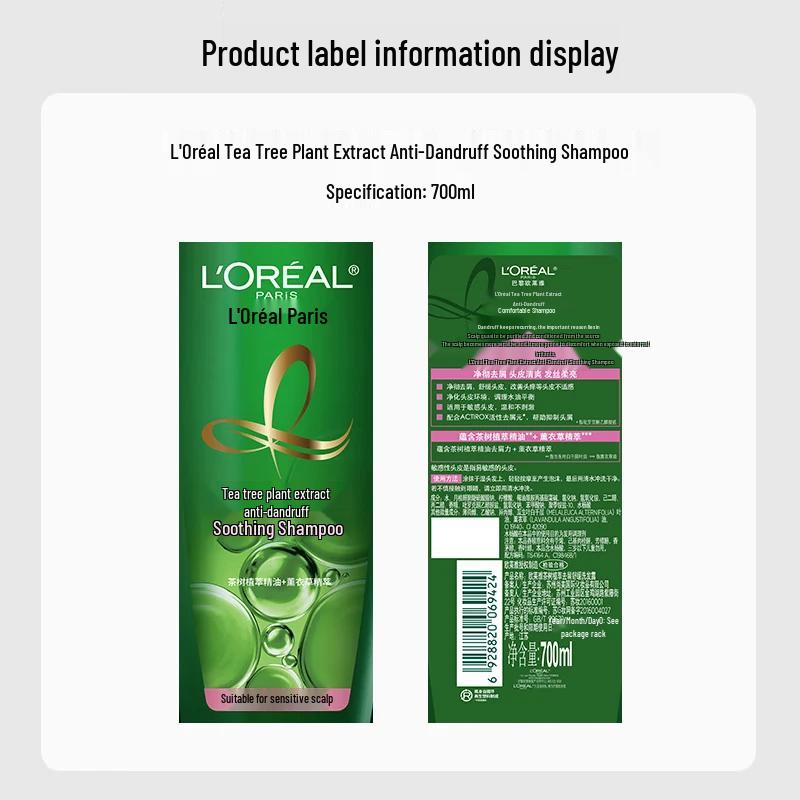 L'Oreal Tea Tree Extract Anti-Dandruff & Soothing Shampoo