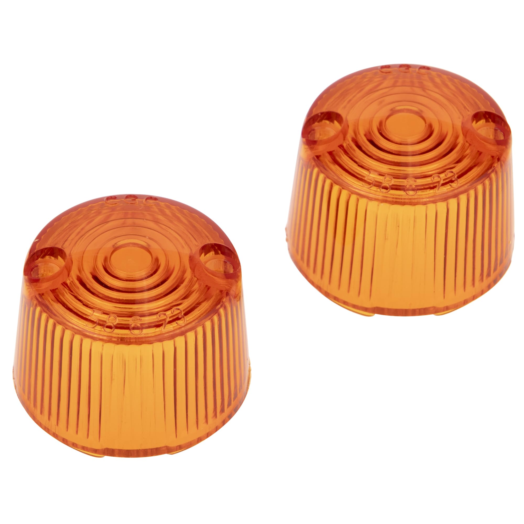 Kijima Turn Signal Lens #680 Amber Set of 2 Round One Size