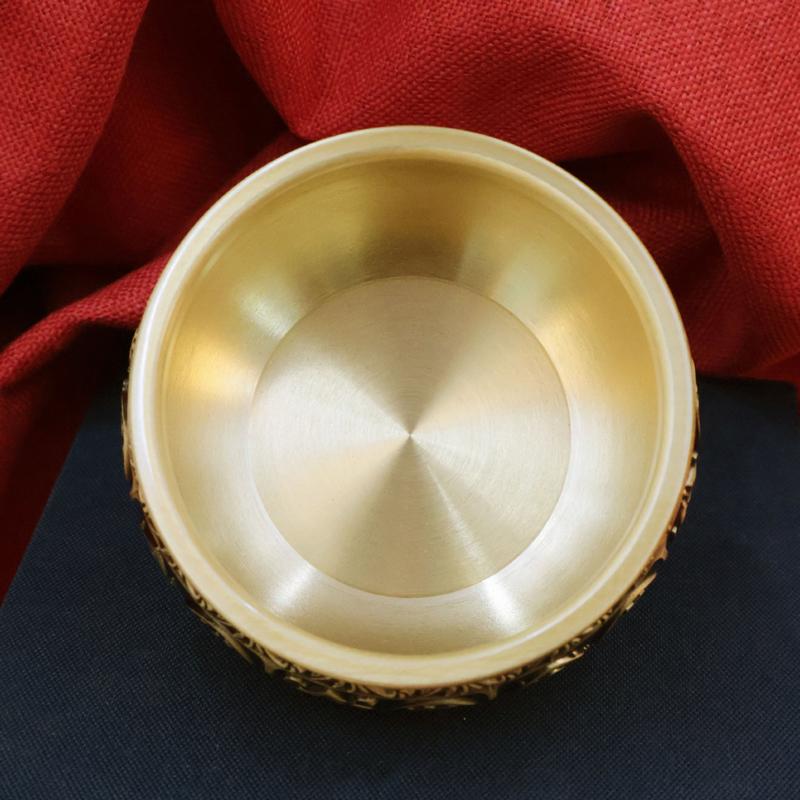 Creative Copper Ruyi Cornucopia Decoration, Home Living Room, Shop Opening for Buddha Supplies, Blessing Gift, Decor Bowl, 1Pc