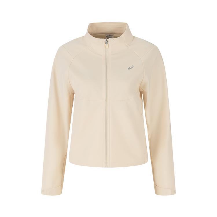 

Asics Светоотражающий принт логотипа Водоотталкивающая куртка с воротником-стойкой на молнии с длинными рукавами Женские куртки 2012D392-200 XS