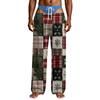 Pantaloni de pijama amuzanți pentru bărbați, cu imprimeu de lenjerie intimă