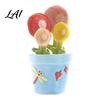 Keukengerei Cadeauset 4 Stuks Bloemen Maatlepels Set Keramische Stapelbare Bekers