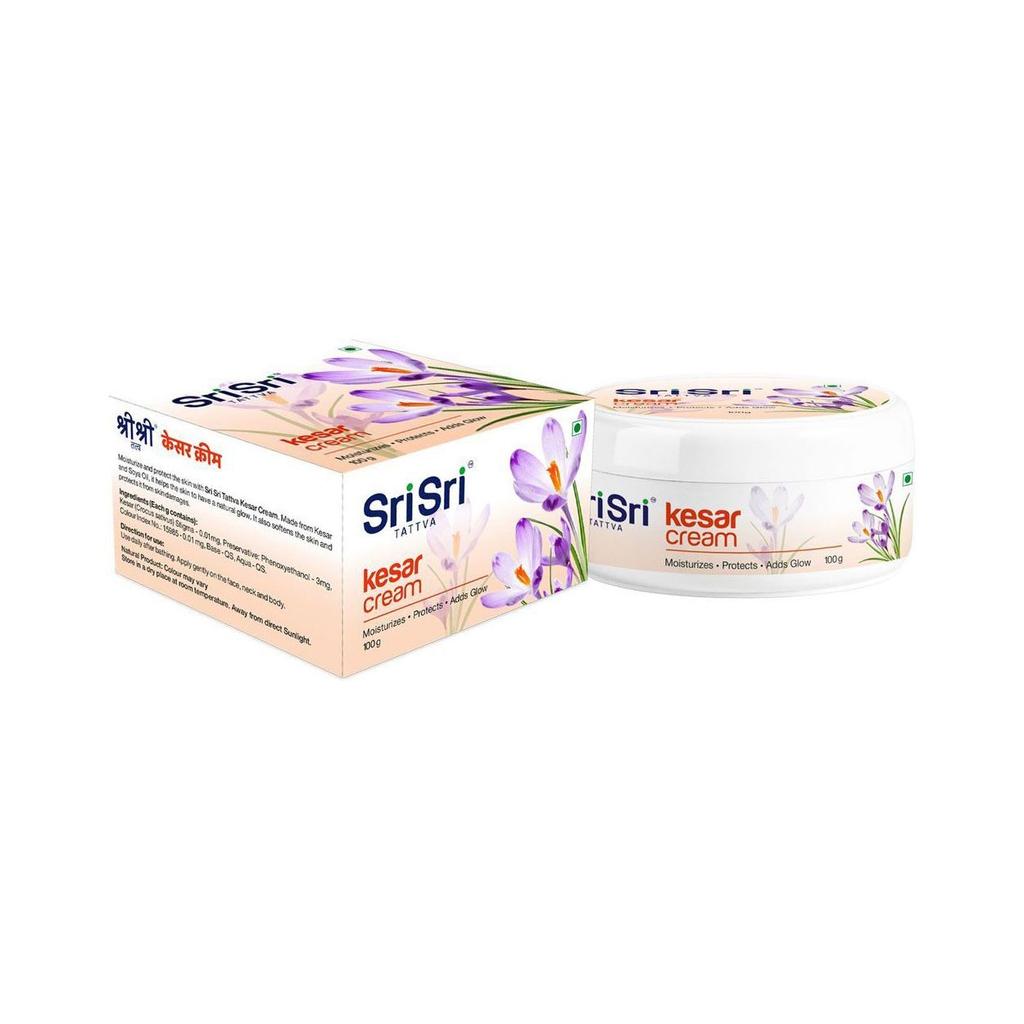 Creme mit Safran (100 g), Kesar Creme Sri Sri Tattva